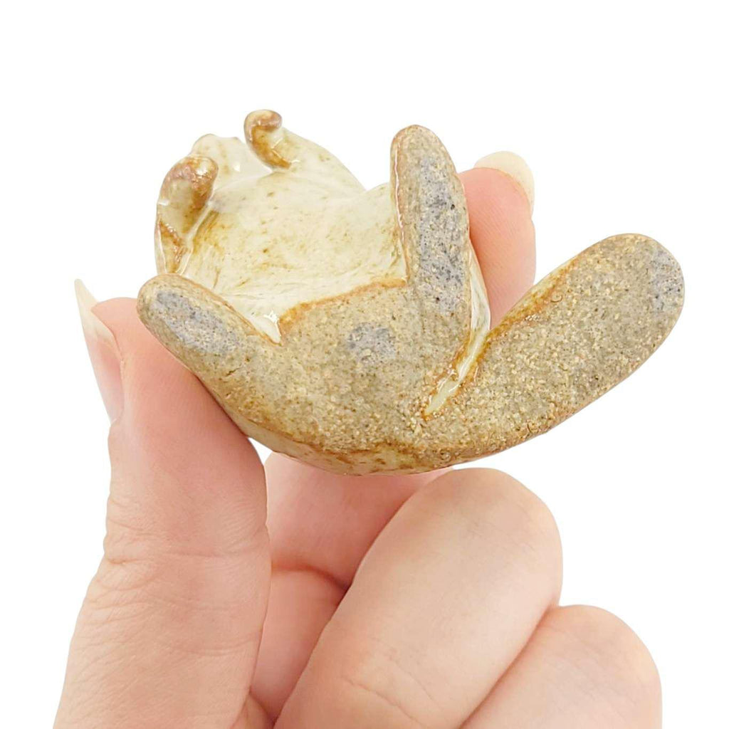 Collectible - Tea Pet Figurine (Off-White Beaver) by Mist Ceramics