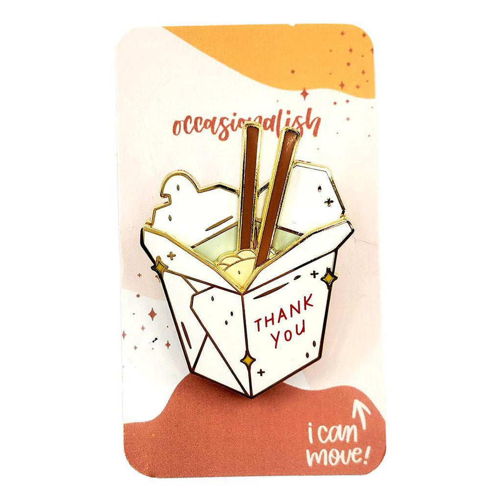 Enamel Pin - Interactive TO-GO Box by Occasionalish