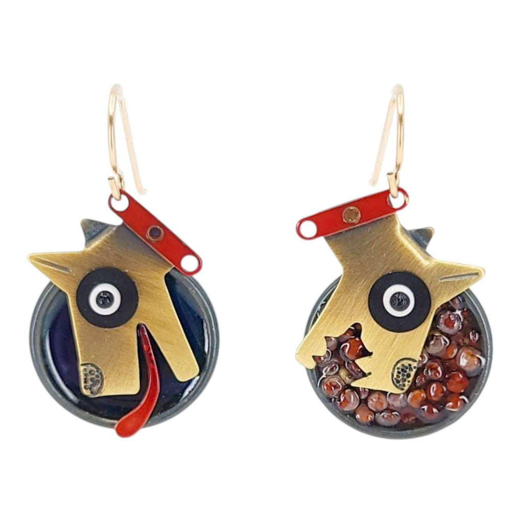 Earrings - Chow Hound by Chickenscratch