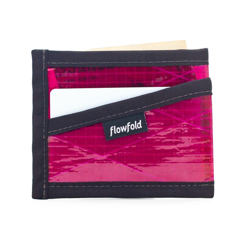 Wallet - Craftsman Three Pocket - Fuchsia - by Flowfold
