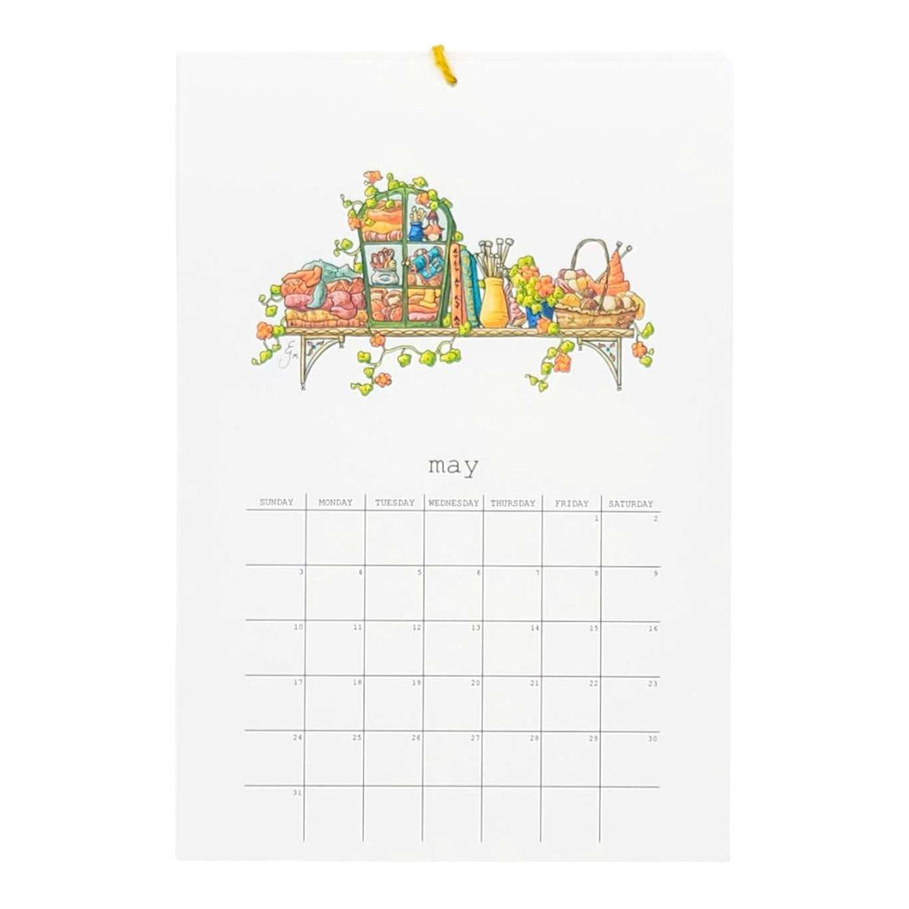 Calendar - 2026 Whimsical Shelves  by Lizzy Gass