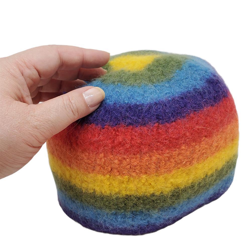 Hats - Rainbow (Assorted Sizes) Wool Hat by Snooter-doots