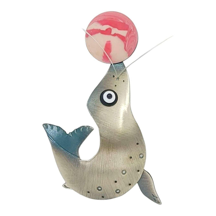 Pin - Balancing Act Seal by Chickenscratch