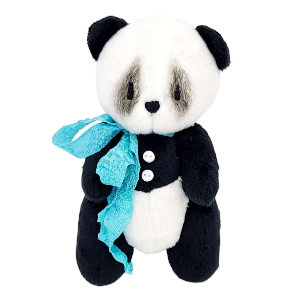 Plush - Panda with Blue Scarf by Frank and Bubby