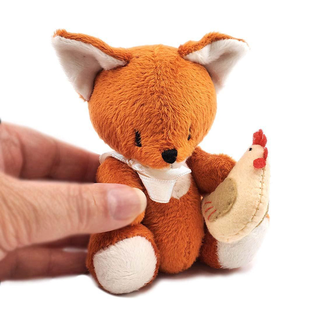 Plush - Fox with a Chicken Friend by Frank and Bubby