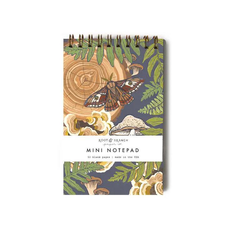 Notepad - Mini - Mushroom Grove Spiral Bound by Root and Branch Paper Co.