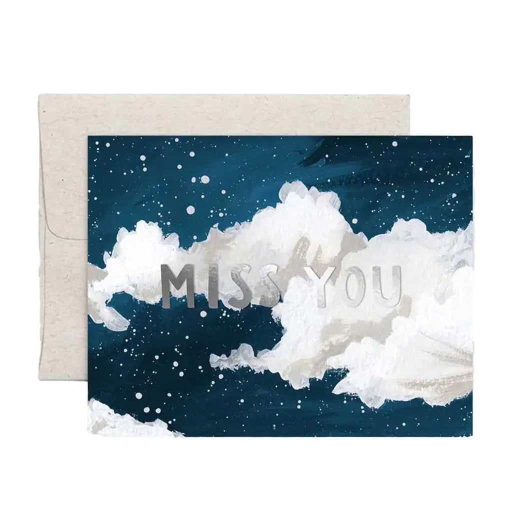 Card - Miss You - Miss You Clouds by 1Canoe2