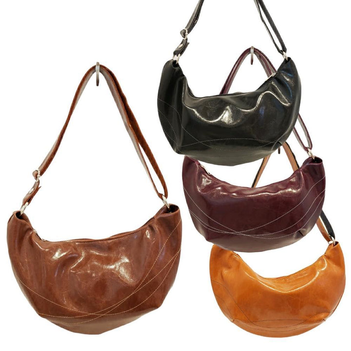 Bag - Foxtrot Medium Slouchy Crescent (Assorted Colors) by Crystalyn Kae