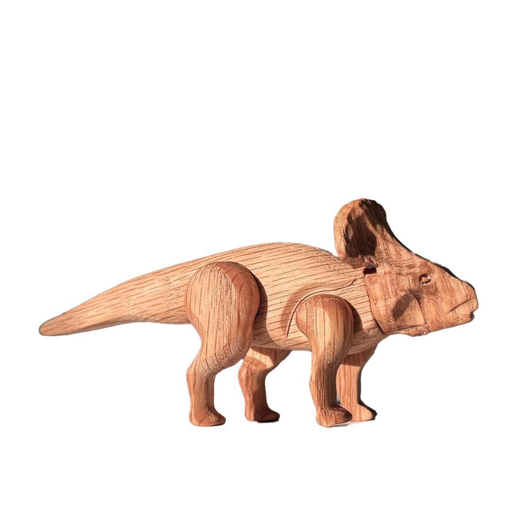 Wood Toy - Protoceratops Dinosaur with Magnetic Joints by The Serious Toy Company