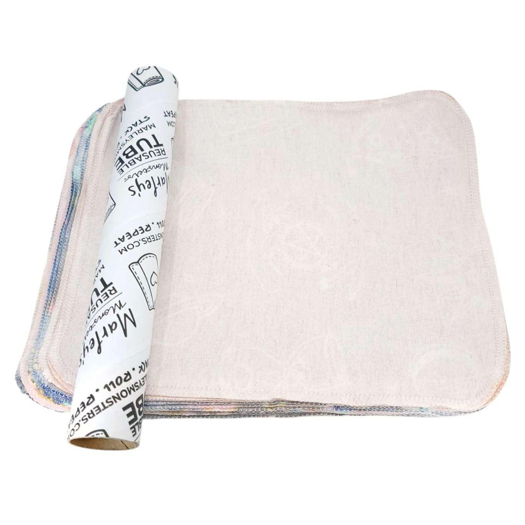 UNpaper® Towels - Cotton Flannel Reusable Cloths (Assorted Mismatched Styles) by Marley’s Monsters