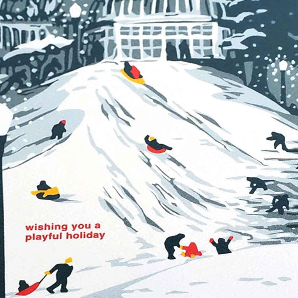 Card - Holiday - Wishing You a Playful Holiday by Little Green