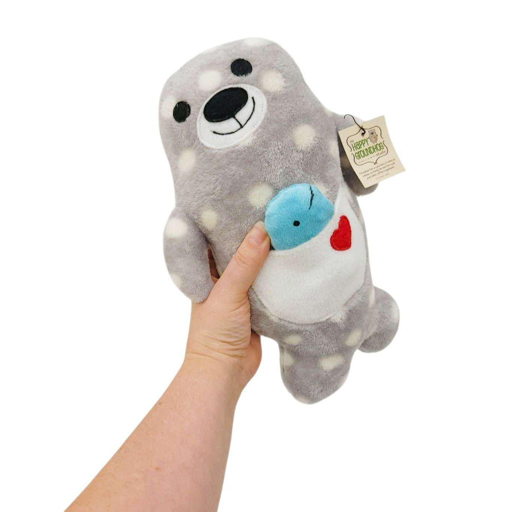 Plush - Happy Seal (Fish) by The Happy Groundhog Studio