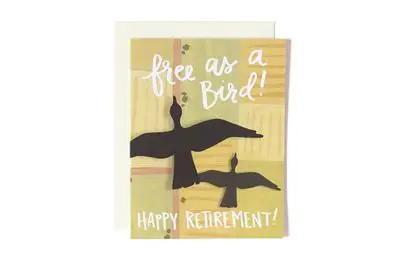 Card - Congratulations - Free as a Bird Happy Retirement by 1Canoe2
