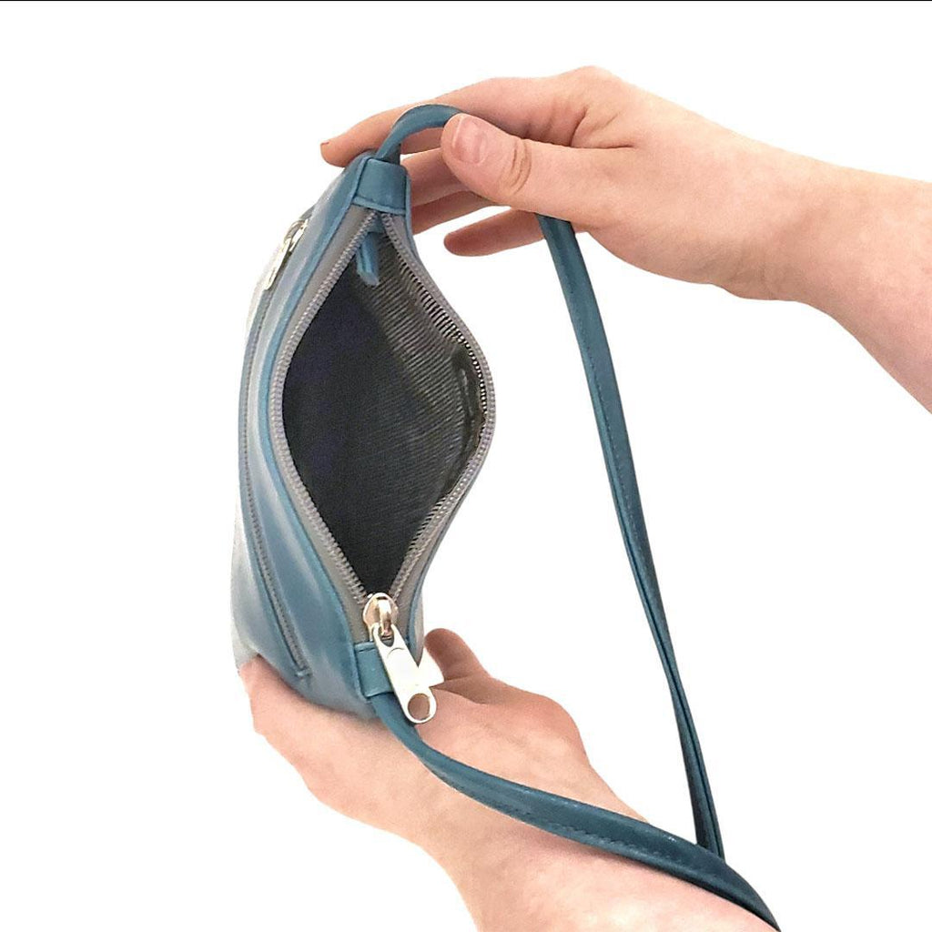 Bag - Cha Cha Tall Adjustable Small Cross Body (Teal) by Crystalyn Kae