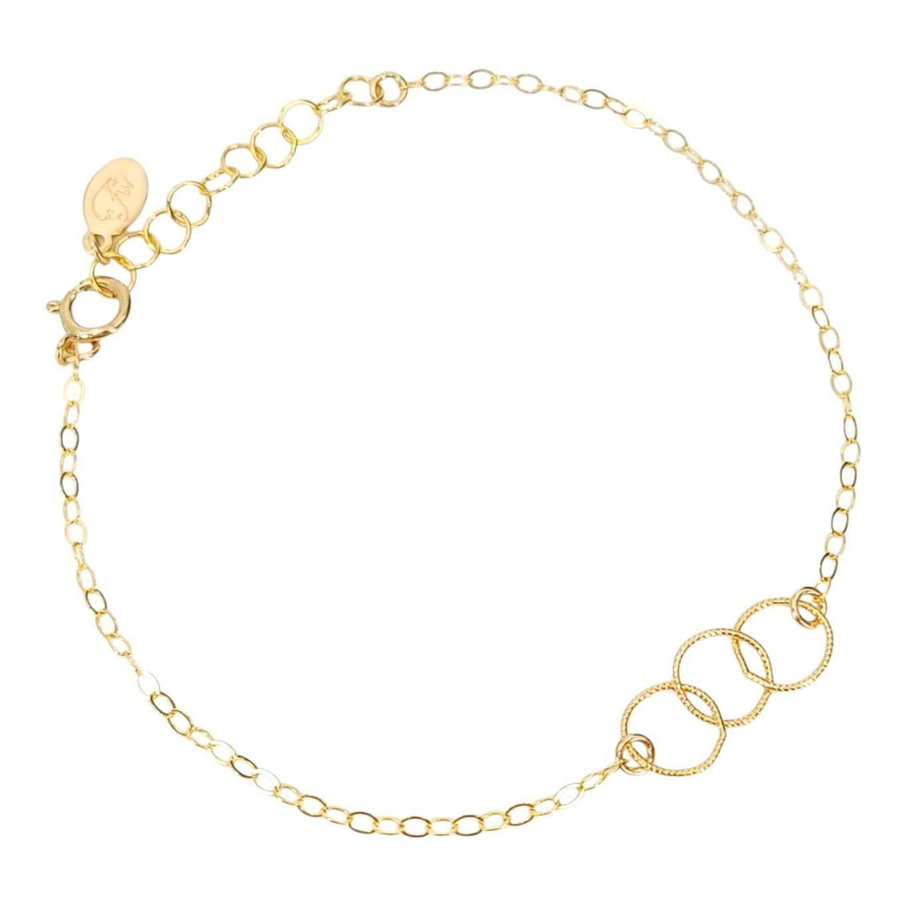 Bracelet - Trio (14k Yellow Gold Fill) by Foamy Wader