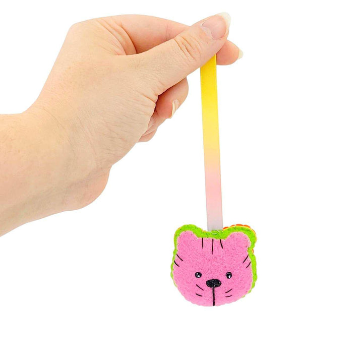 Ornament - Felt Cat Head (Assorted) by Moyo Workshop