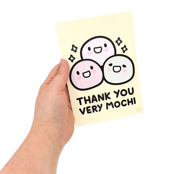 Art Print - 5x7 - Thank You Very MOCHI by Mis0 Happy