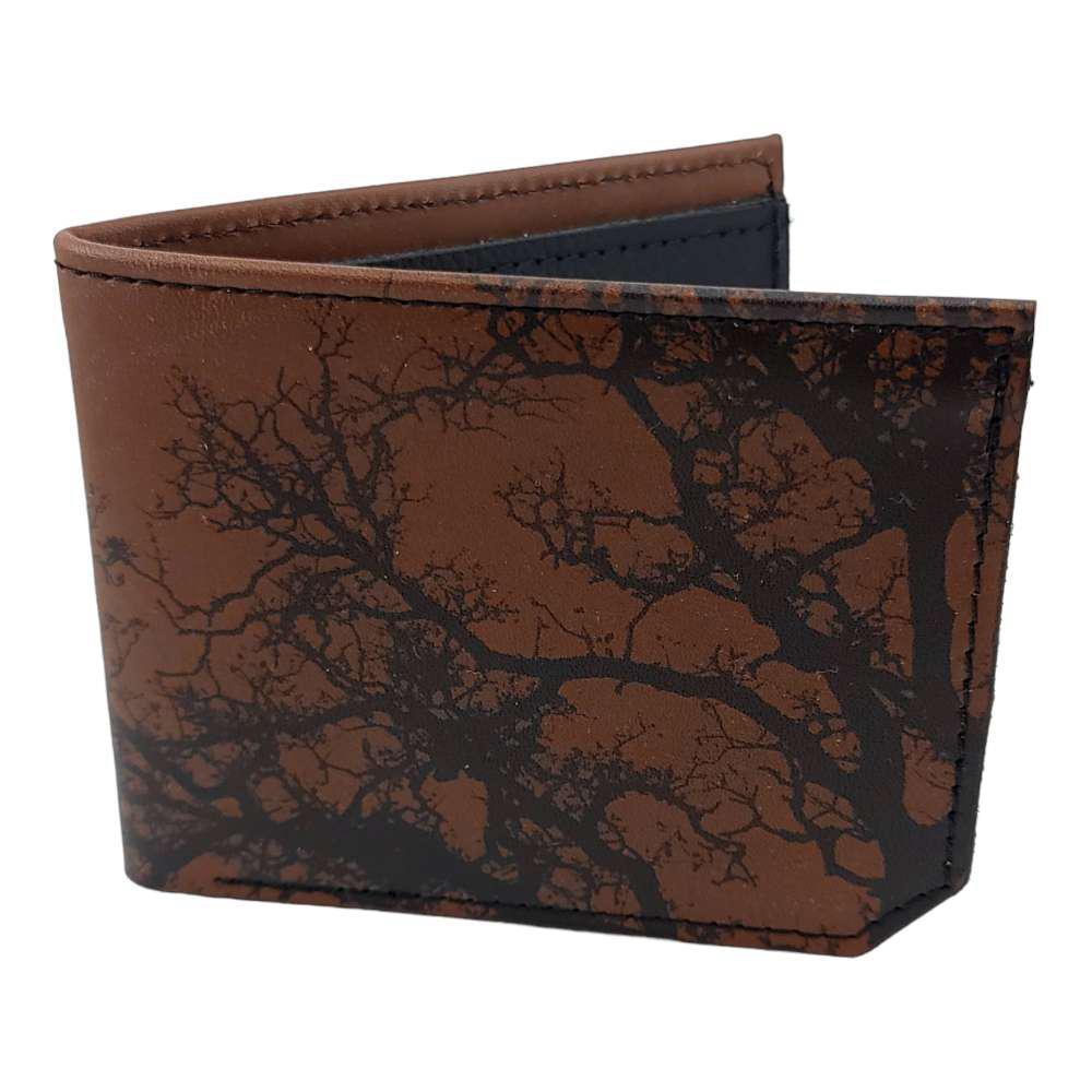 Leather Wallet - Brown Branches by Backerton