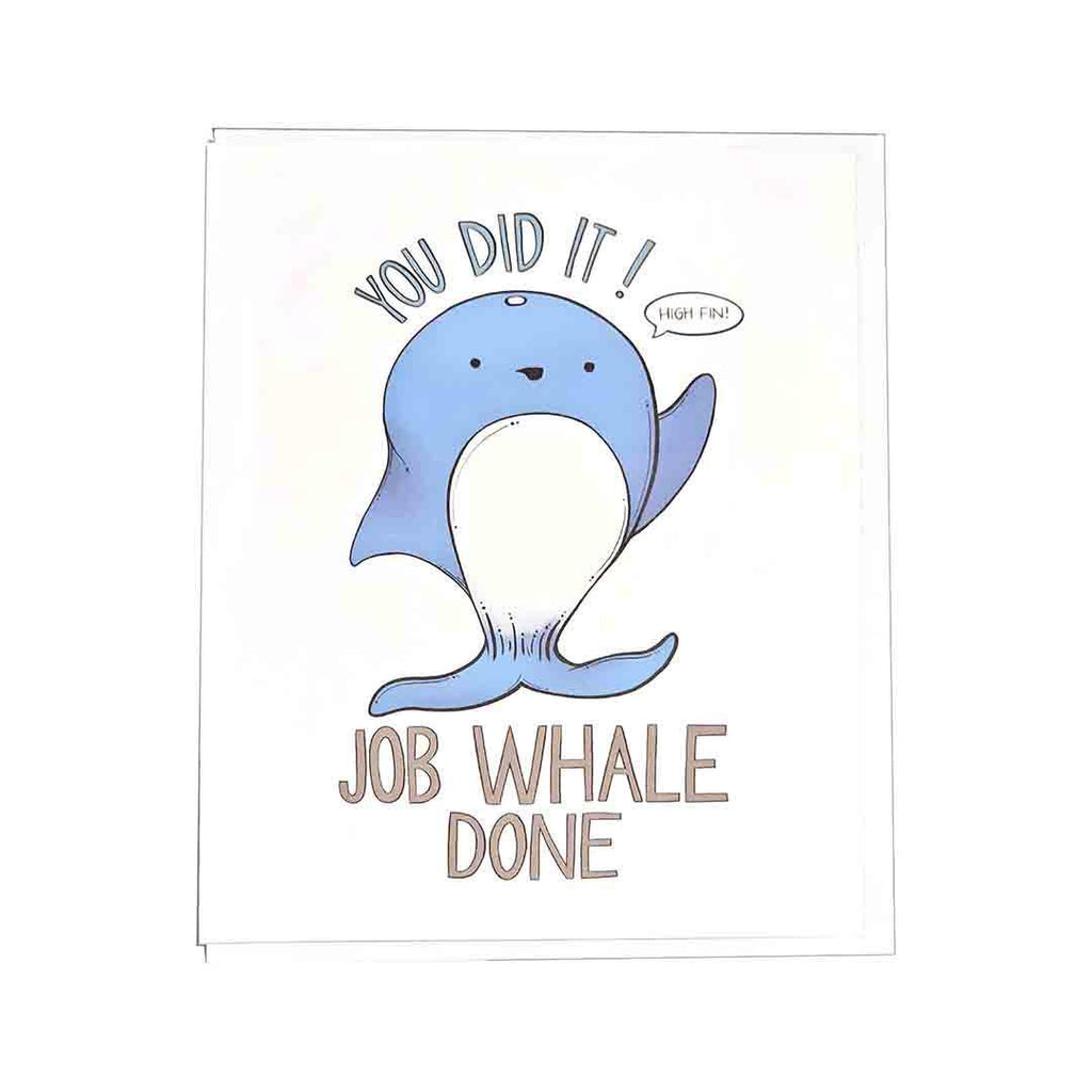 Card - Congratulations - Job Whale Done! by World of Whimm