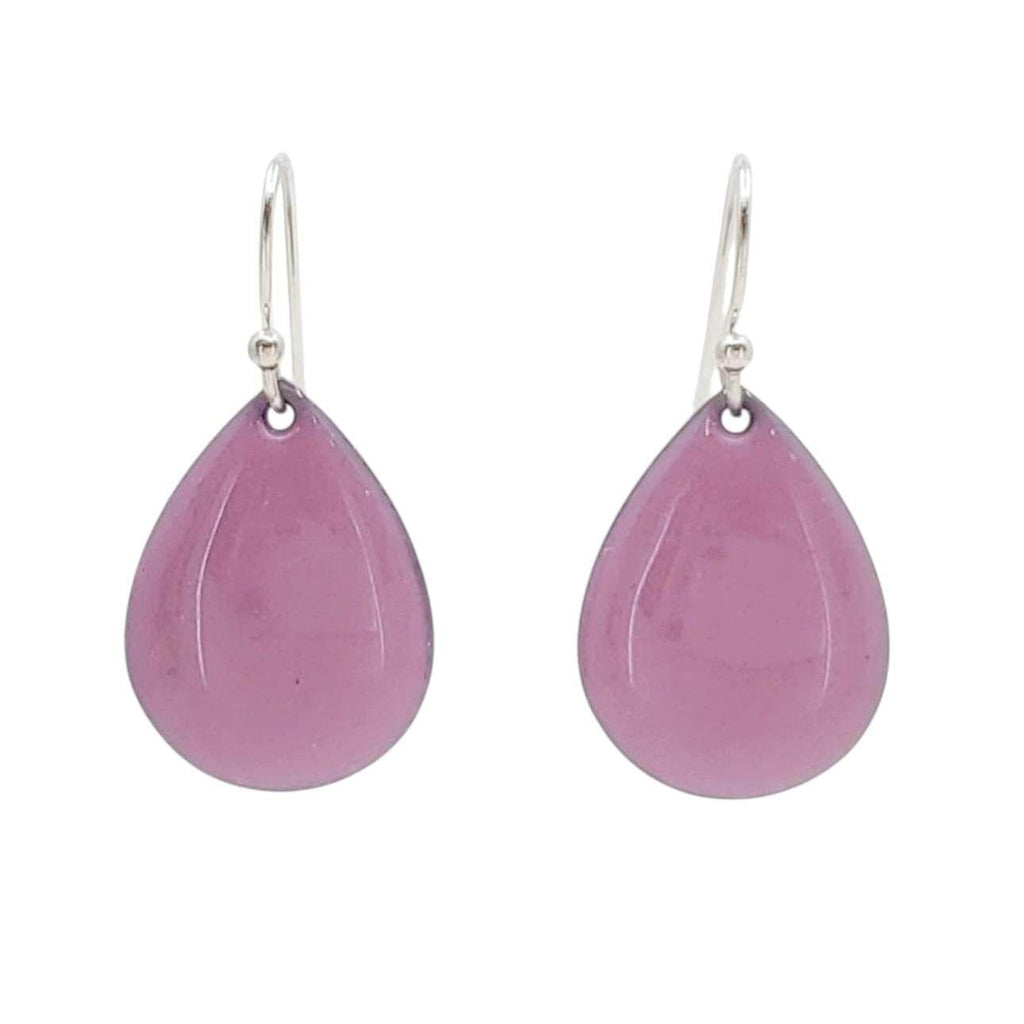Earrings - Small Teardrop (Lavender Purple) by Magpie Mouse Studios