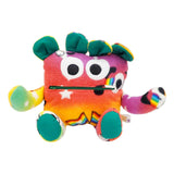 Plush - 14in - Large Chomper Buddy (Rainbow Flag Puppy Green) by Peek A Boo Plush, image 1 of 7