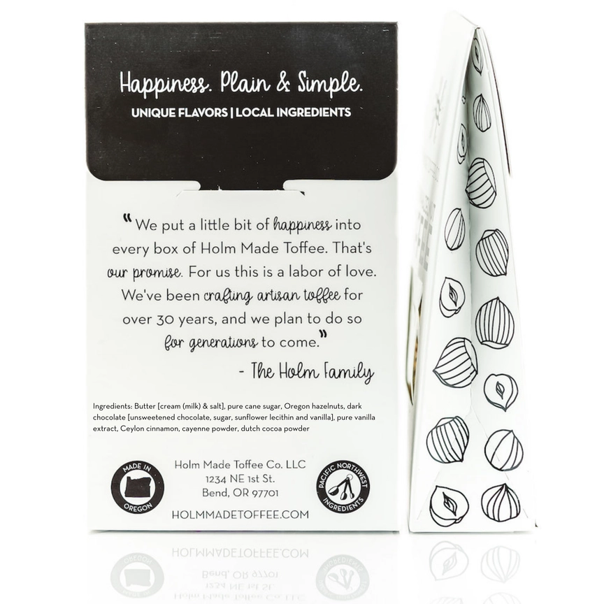 Toffee - 4oz - Mexican Hot Chocolate by Holm Made Toffee Co.