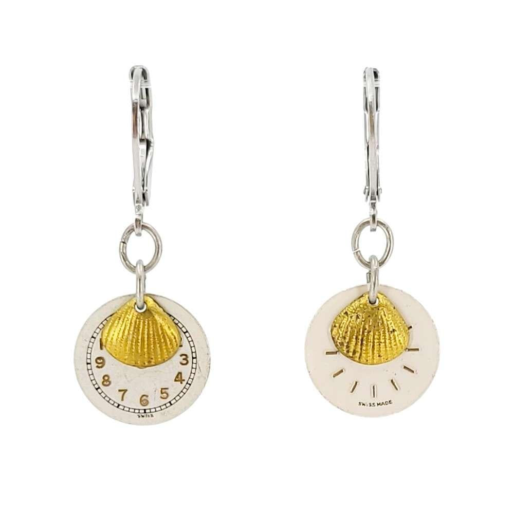 Earrings - Nautical Time (Shell) by Christine Stoll