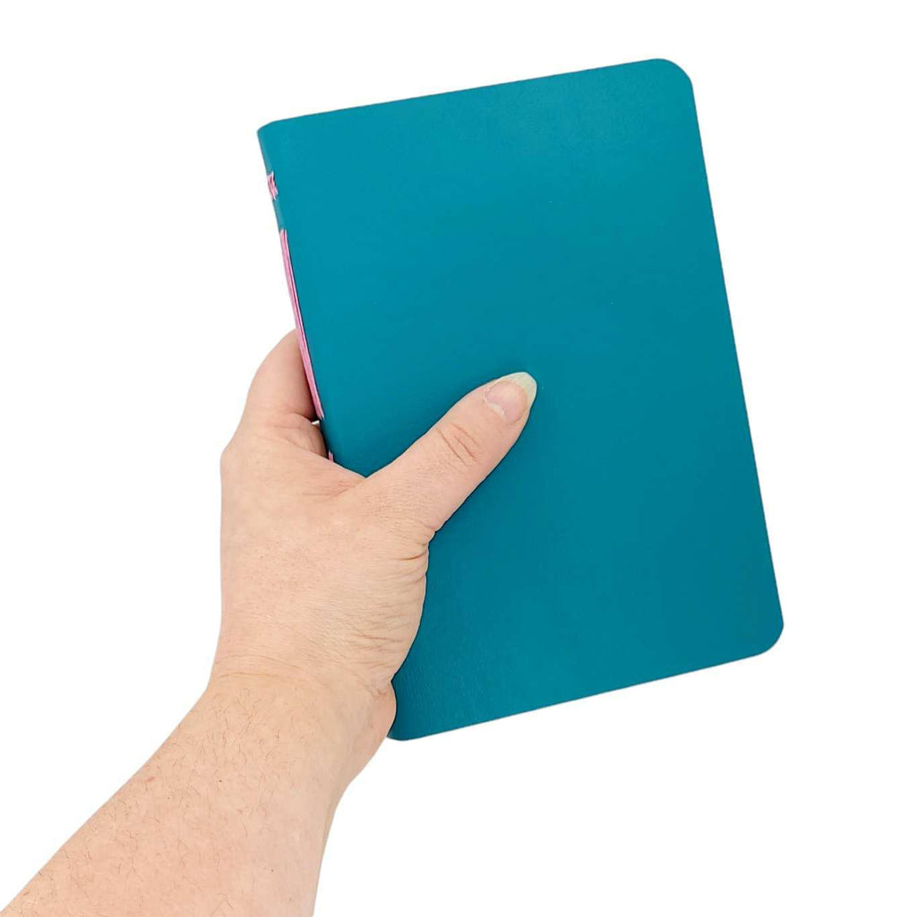 Journal - Teal Mixed Paper Notebook (Large or Small) by Original Brooks