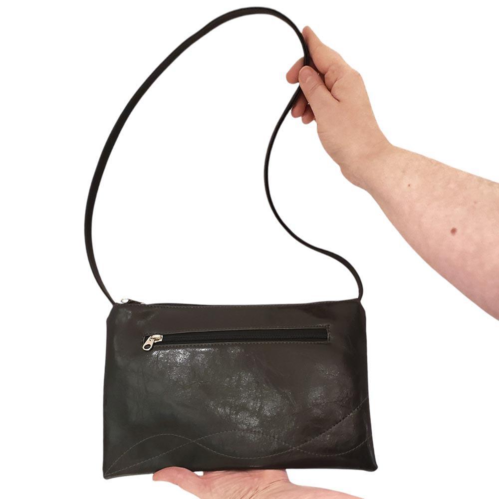 Bag - Bossa Nova Adjustable Medium Cross Body (Black) by Crystalyn Kae