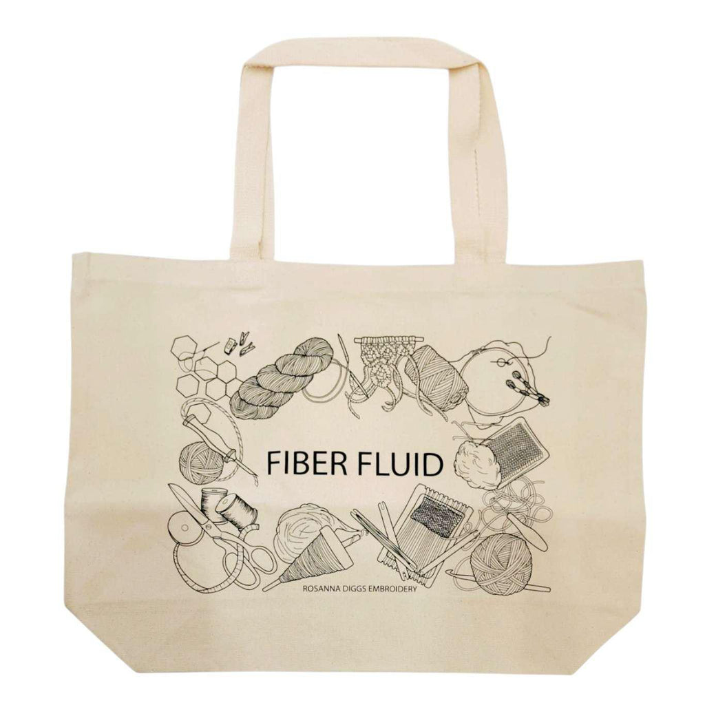 Embroidery Kit - Fiber Fluid Tote Bag by By Hand Craft Co