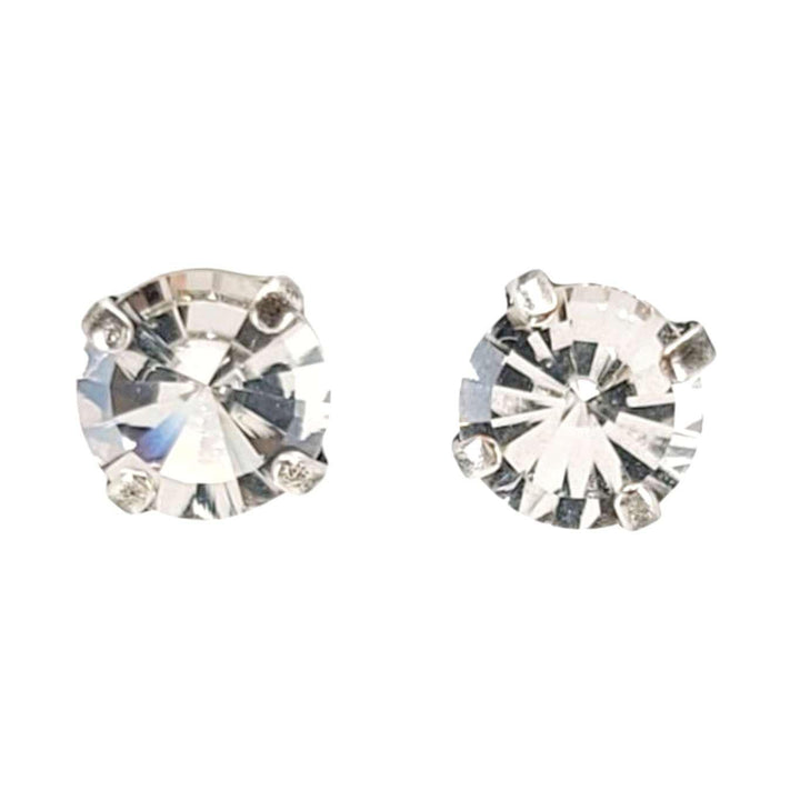 Earrings - Whites and Clears - Steel Vintage Rhinestone Posts (Assorted Styles) by Christine Stoll | Altered Relics