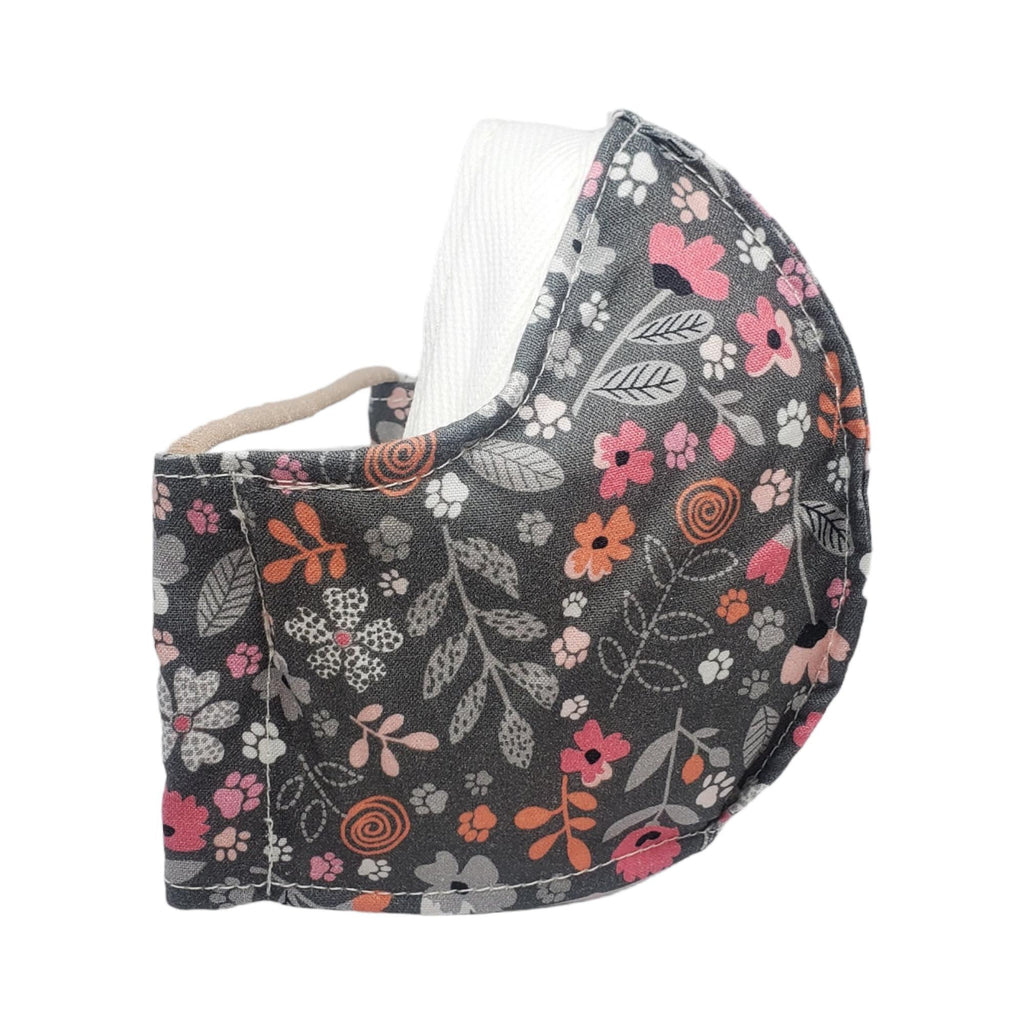 Medium - Gray Flowers White Lining by imakecutestuff