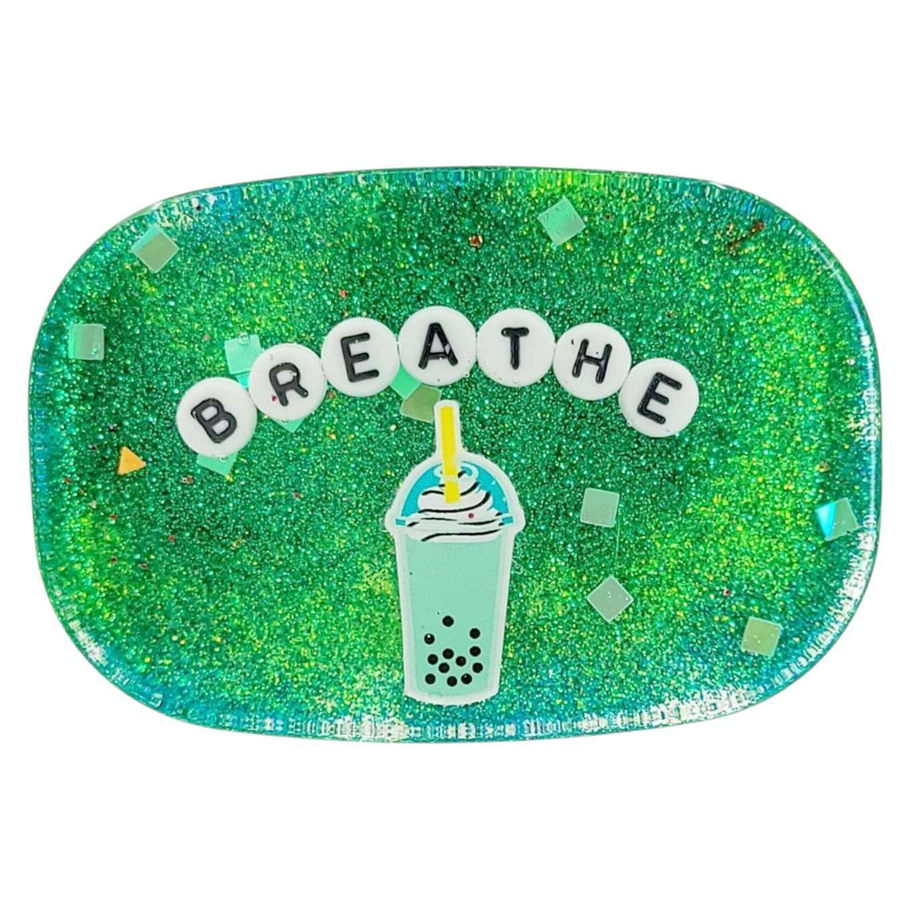 Shower Art - Small - Breathe Boba (Green) by Ugly Baby