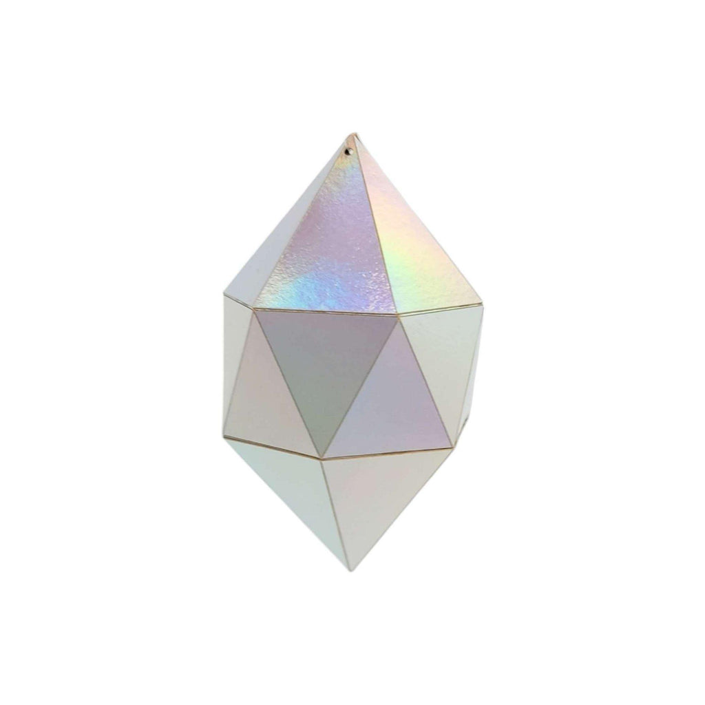 Ornament - Small Rainbow Gem in Short Twist by Paper and Blade
