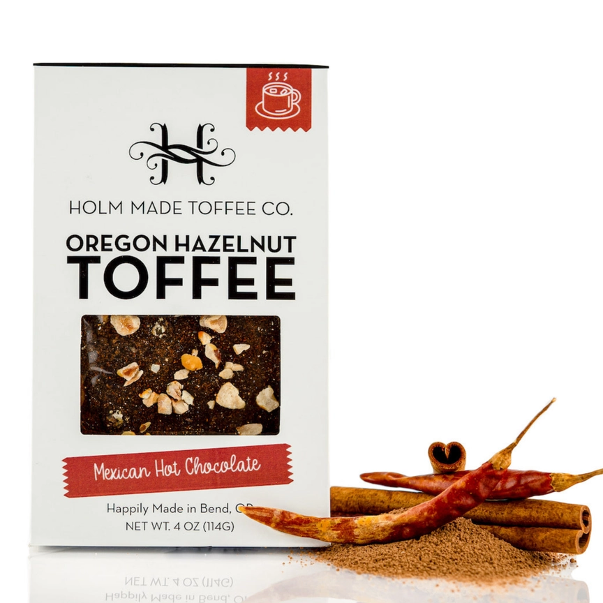Toffee - 4oz - Mexican Hot Chocolate by Holm Made Toffee Co.
