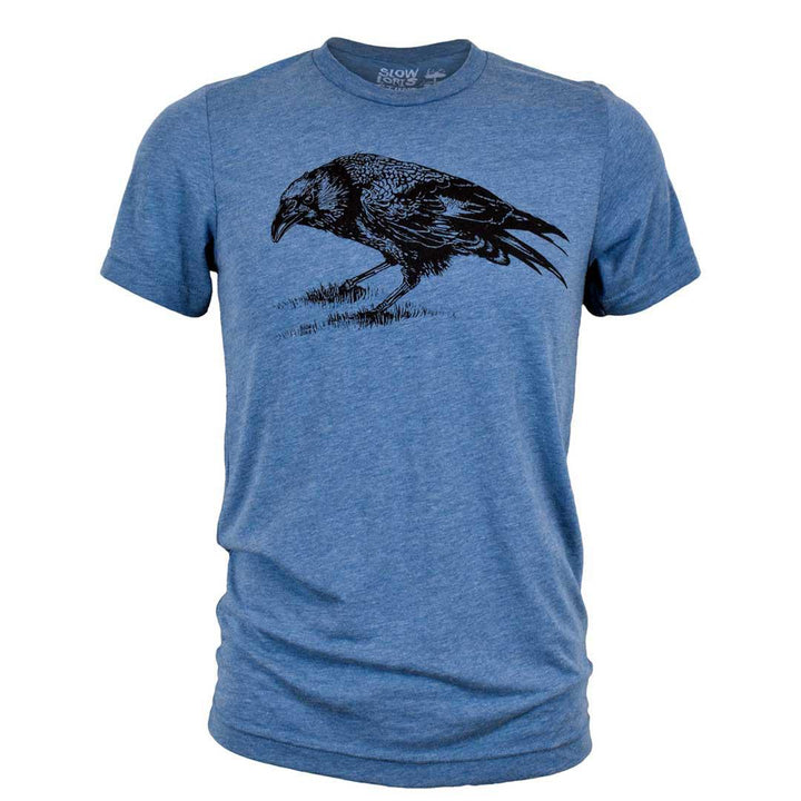 Adult Crew Neck - Crow Denim Tee (S - 2X) by Slow Loris