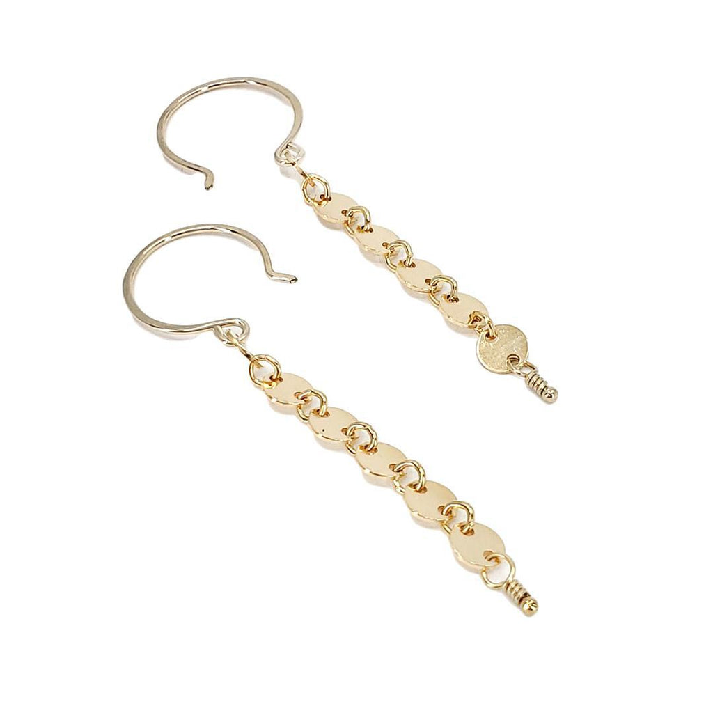 Earrings - Pieces of Eight Dangles (14k Gold Fill) by Foamy Wader