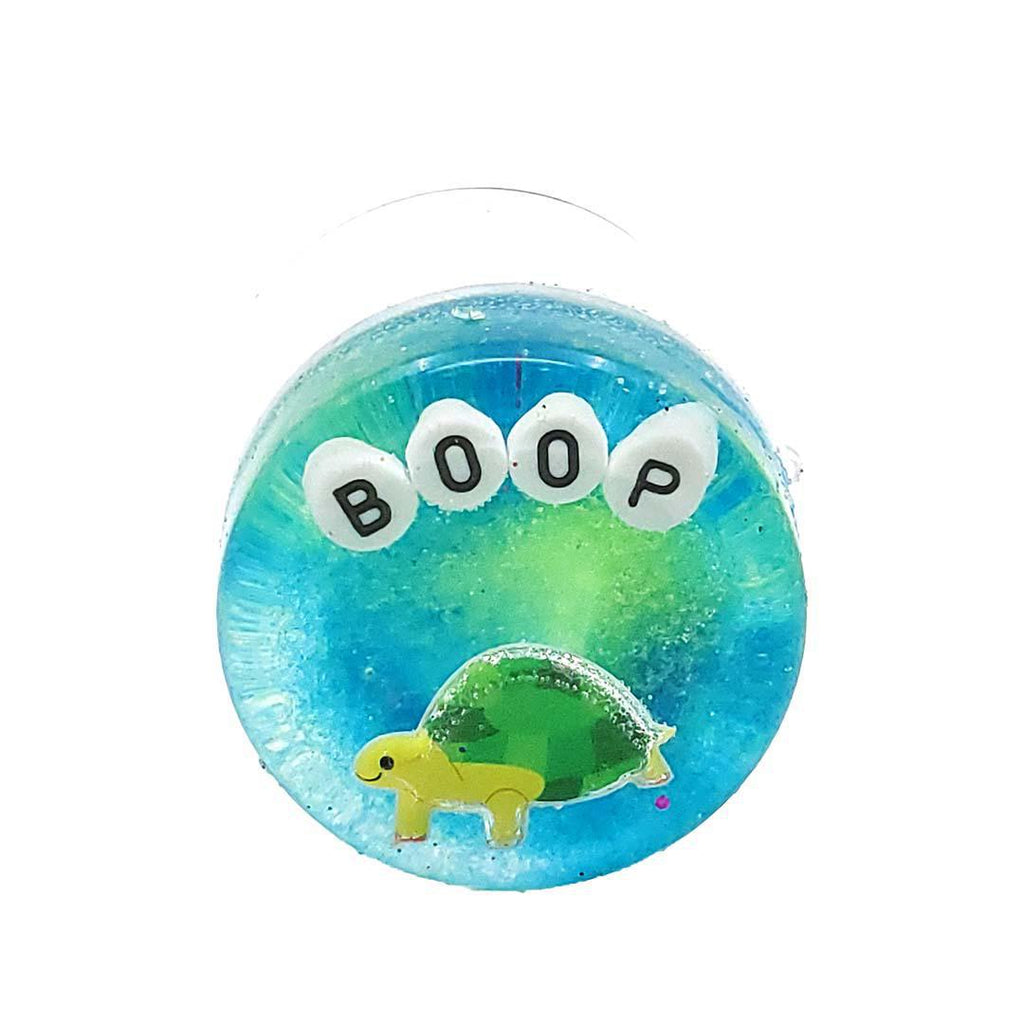 Shower Art - Mini - Boop - Turtle (Aqua Green) by Ugly Baby