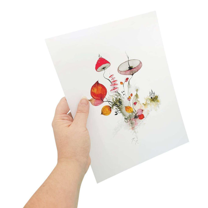 Art Print -  8.5 x11 Our Strange & Beautiful Life Art Print by Melissa Moss Art