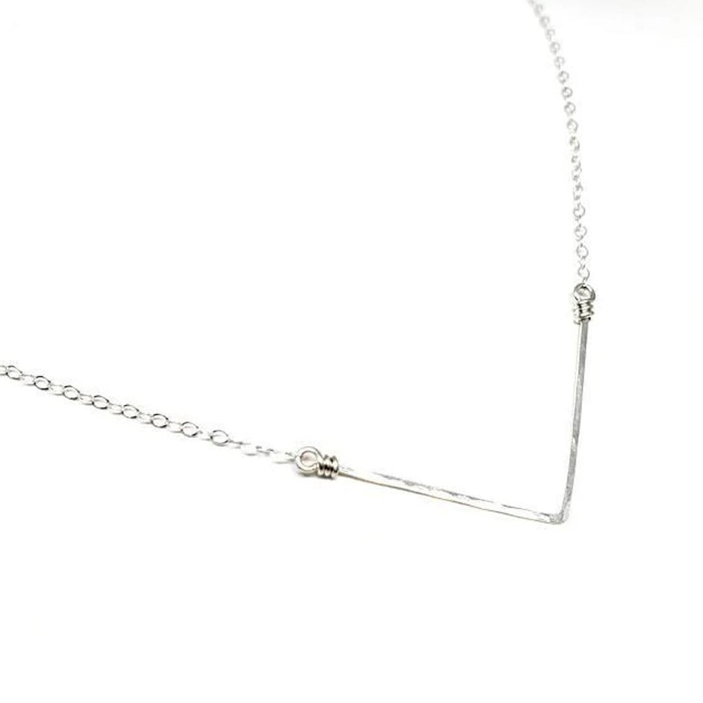 Necklace - Chevron Sterling Silver by Foamy Wader