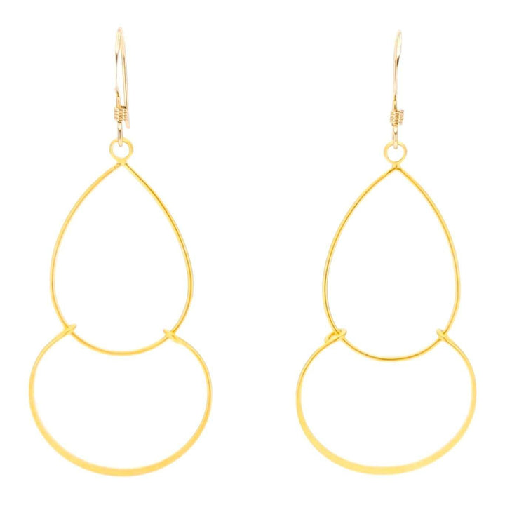 Earrings - Serena Dangles (14k Gold Fill) by Foamy Wader