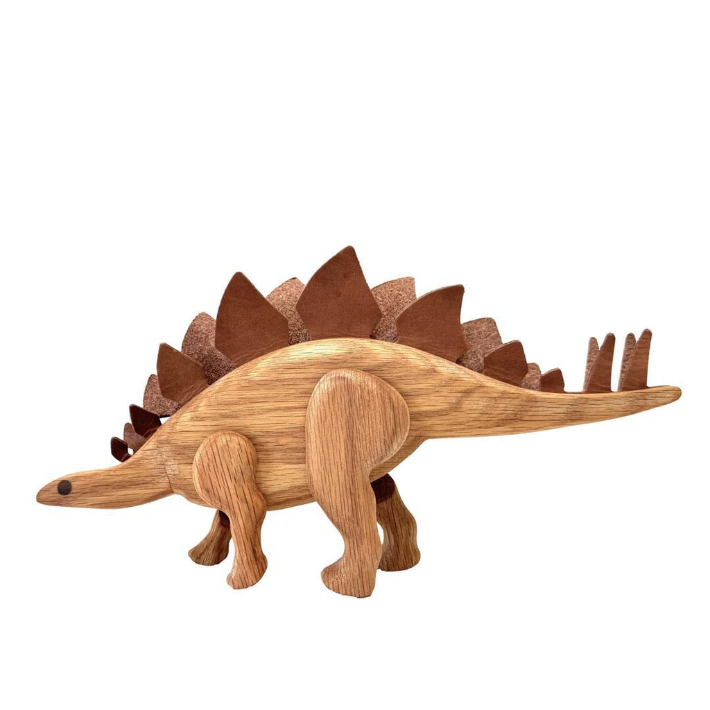 Wood Toy - Stegosaurus Dinosaur with Magnetic Joints by The Serious Toy Company