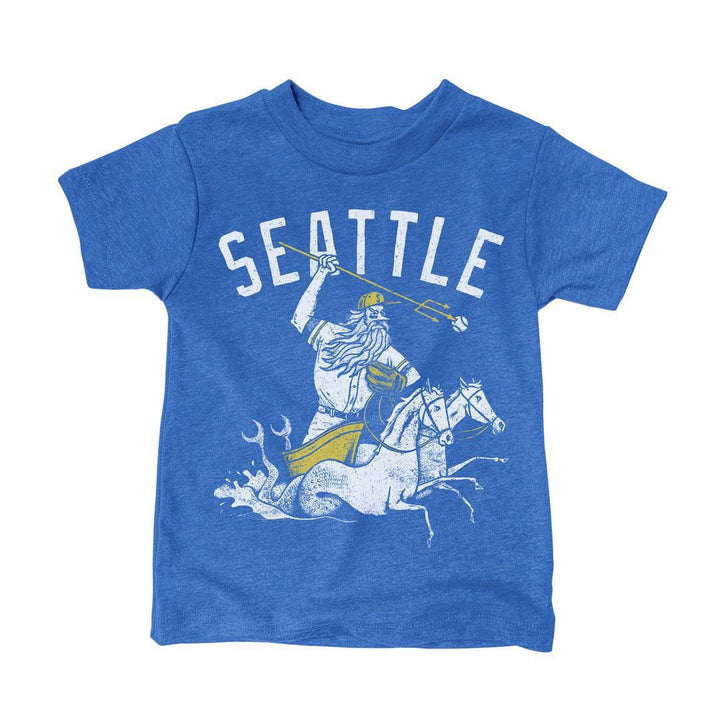 Kids Tee - Sea King Blue Tee (2T - L Youth) by Factory 43