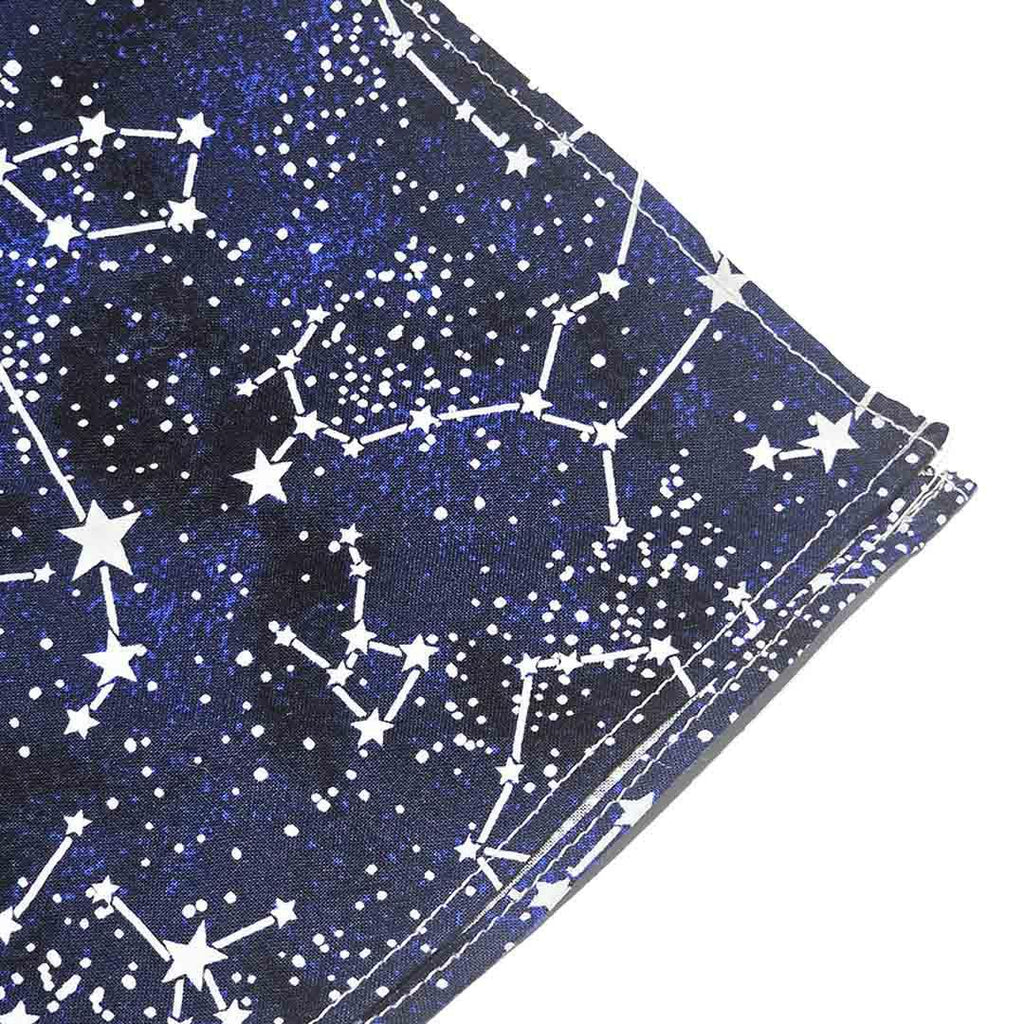 Gift Wrap - 20 in - Constellations on Navy Blue (Glow in the Dark) Furoshiki by imakecutestuff