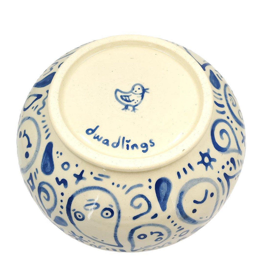 Bowl - 8.5 in - Raindrop Bowl by Dwadlings