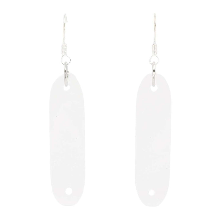 Earrings - Long Clear-Ings Enamel Pin Earring Converters by Pop Pastel