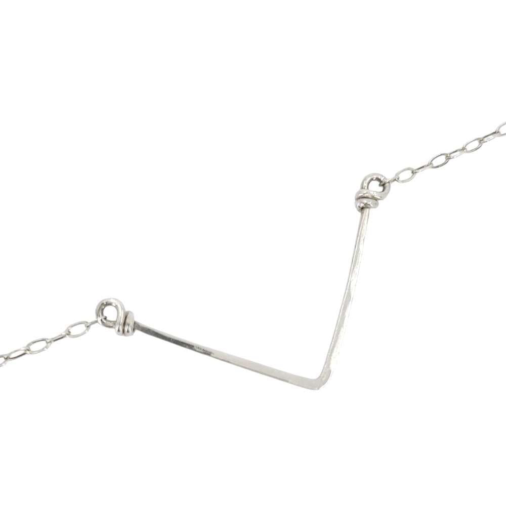 Bracelet - Chevron (Sterling Silver) by Foamy Wader