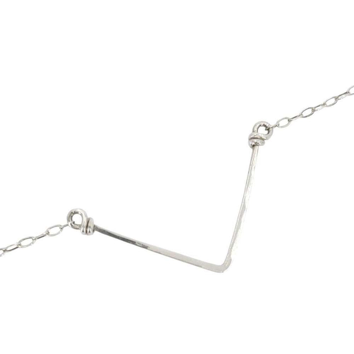 Bracelet - Chevron (Sterling Silver) by Foamy Wader