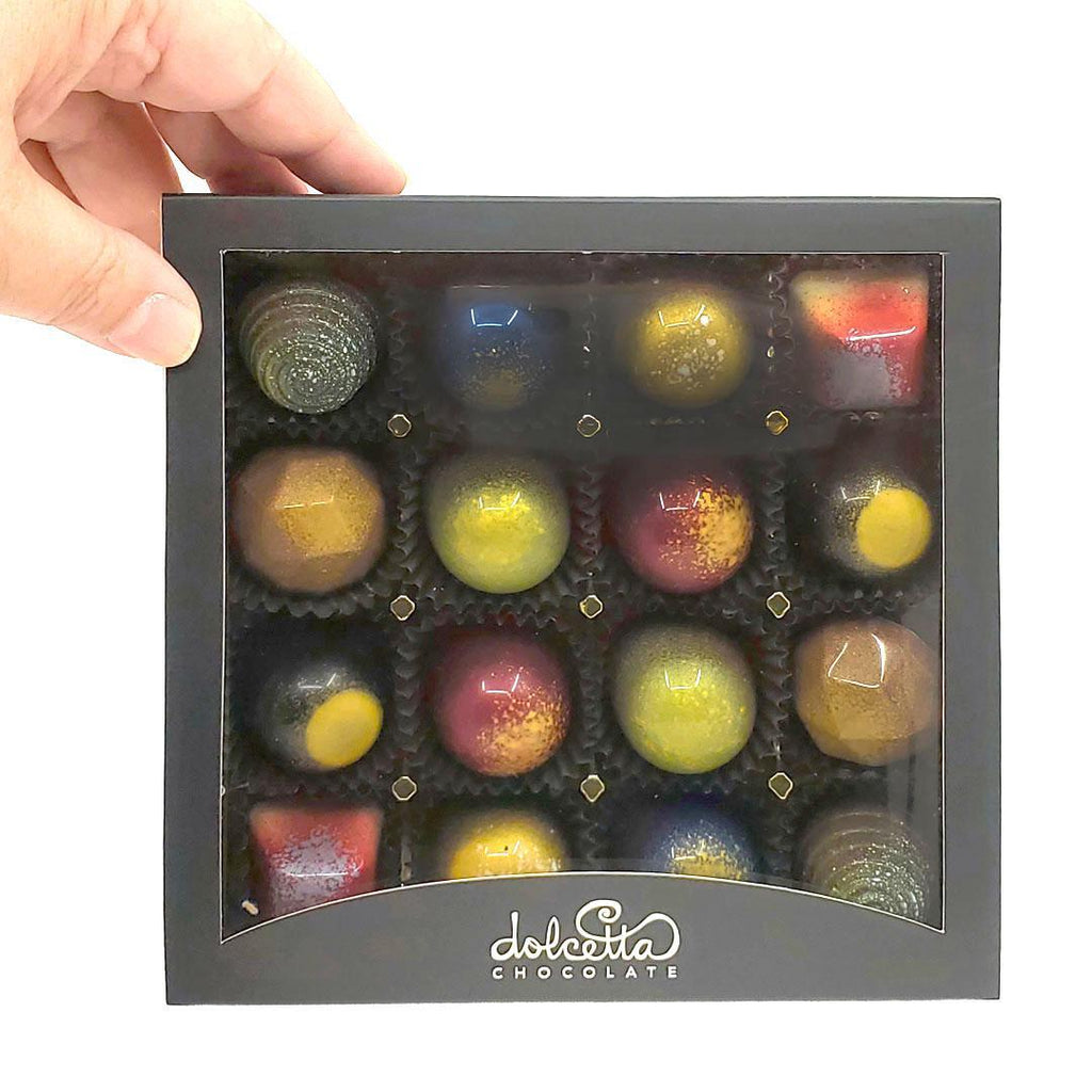 Holiday Bonbons - 16 Piece Holiday Assortment by Dolcetta Artisan Sweets