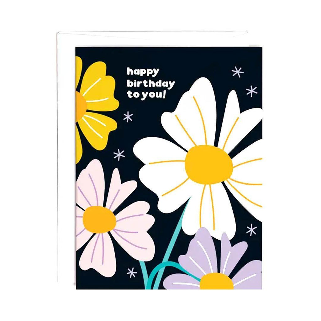 Card - Birthday - Nighttime Blooms by Graphic Anthology
